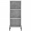 Betongraues Sideboard Tressie 34,5x32,5x90cm (Holz)