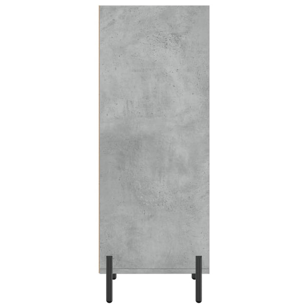 Betongraues Sideboard Tressie 34,5x32,5x90cm (Holz)
