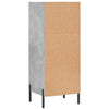Betongraues Sideboard Tressie 34,5x32,5x90cm (Holz)