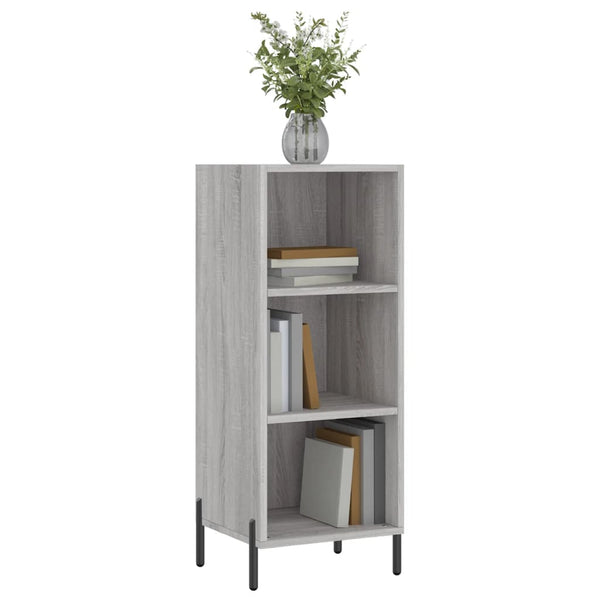 Graues Sideboard Tressie 34,5x32,5x90cm (Holz)
