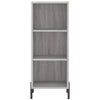 Graues Sideboard Tressie 34,5x32,5x90cm (Holz)