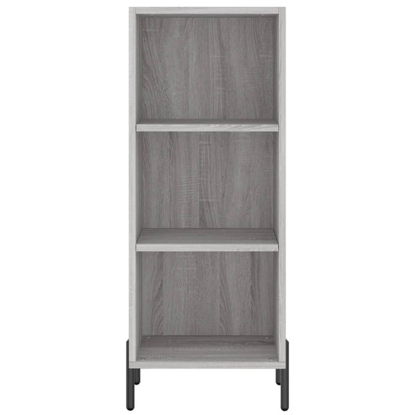 Graues Sideboard Tressie 34,5x32,5x90cm (Holz)