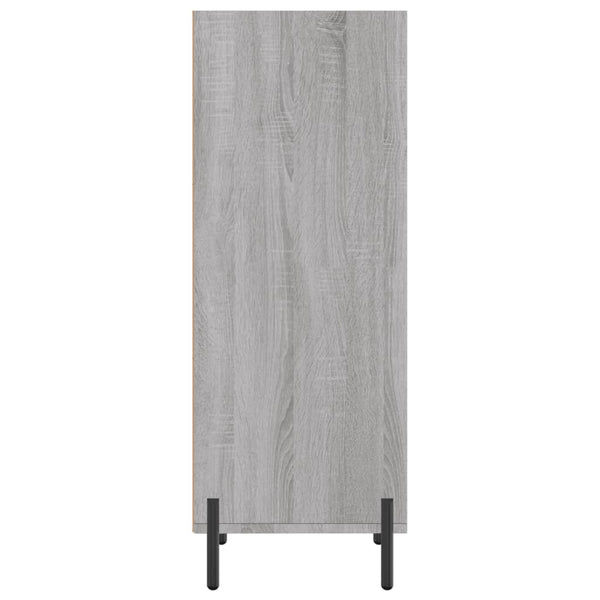 Graues Sideboard Tressie 34,5x32,5x90cm (Holz)