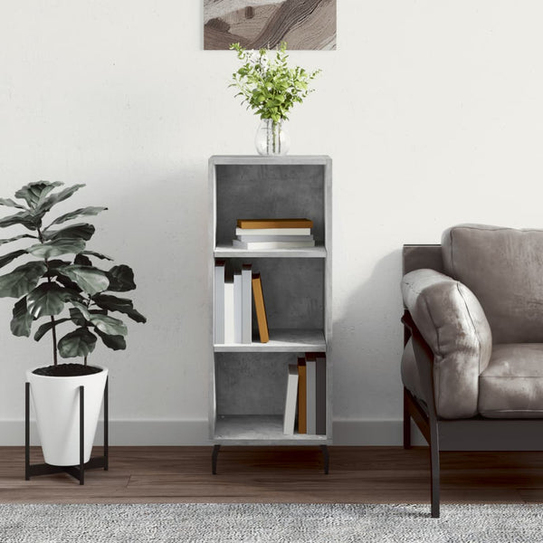 Betongraues Sideboard Welton 34,5x32,5x90cm (Holz)