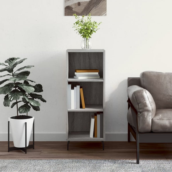 Graues Sideboard Welton 34,5x32,5x90cm (Holz)