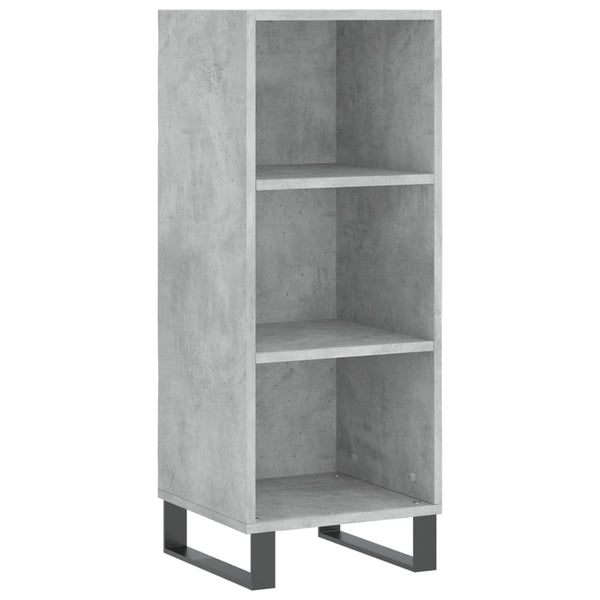 Betongraues Sideboard Estela 34,5x32,5x90cm (Holz)