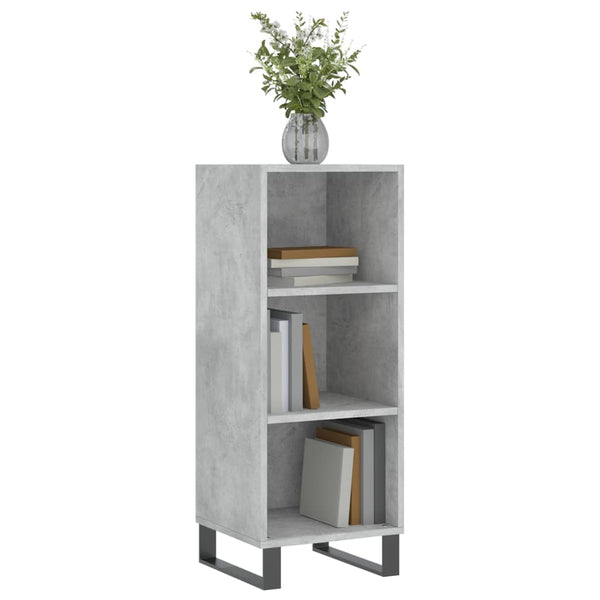 Betongraues Sideboard Estela 34,5x32,5x90cm (Holz)