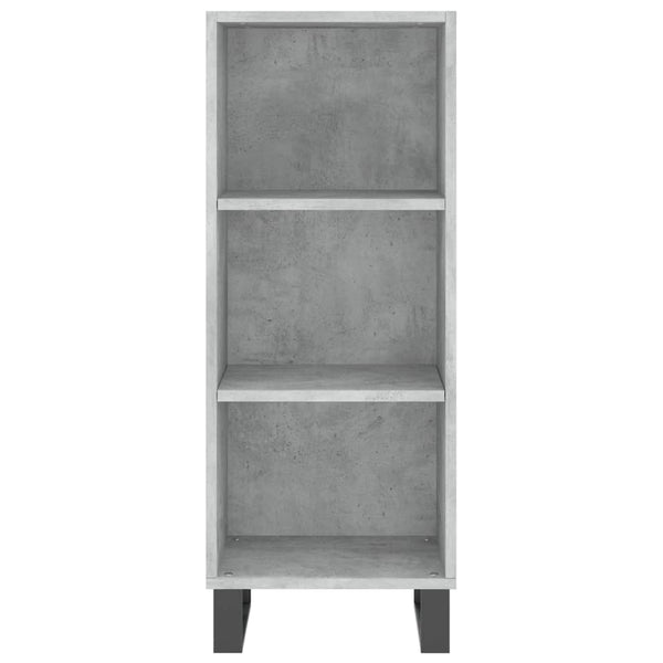 Betongraues Sideboard Estela 34,5x32,5x90cm (Holz)