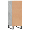Betongraues Sideboard Estela 34,5x32,5x90cm (Holz)