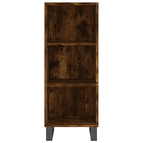 Highboard Estela aus Räuchereiche 34,5x32,5x90cm (Holz)