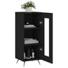 Schwarzer Buffetschrank Geriess 34,5x34x90cm (Holz)