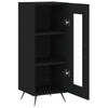 Schwarzer Buffetschrank Geriess 34,5x34x90cm (Holz)