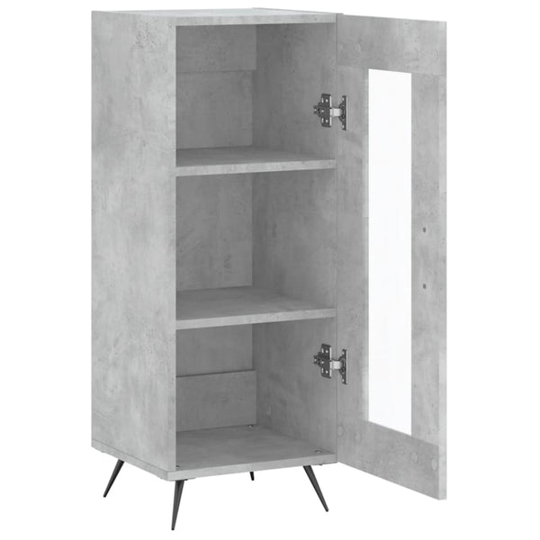 Sideboard Geriess 34,5x34x90cm in Betongrau (Holz)