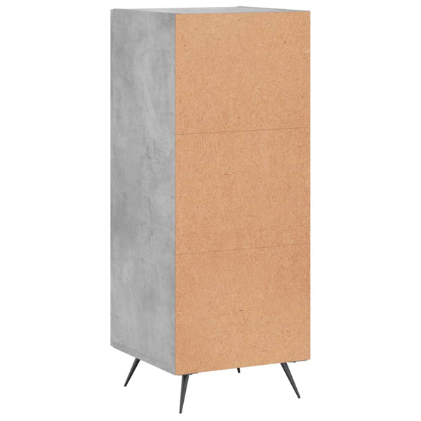 Sideboard Geriess 34,5x34x90cm in Betongrau (Holz)