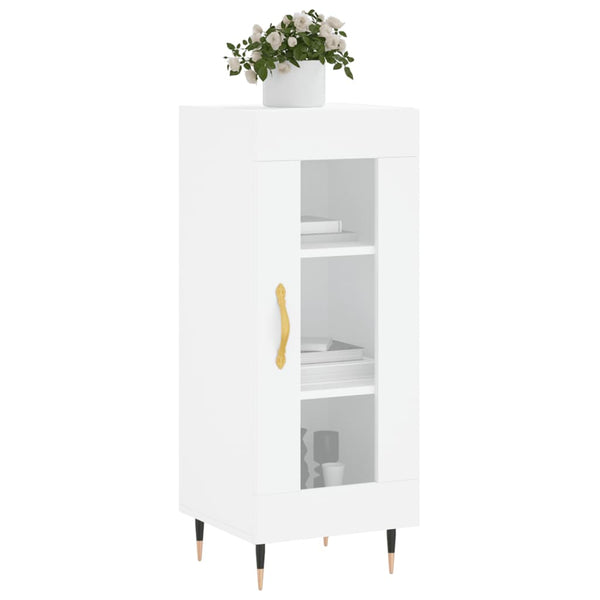 Weißes Sideboard Cameia 34,5x34x90cm (Holz)