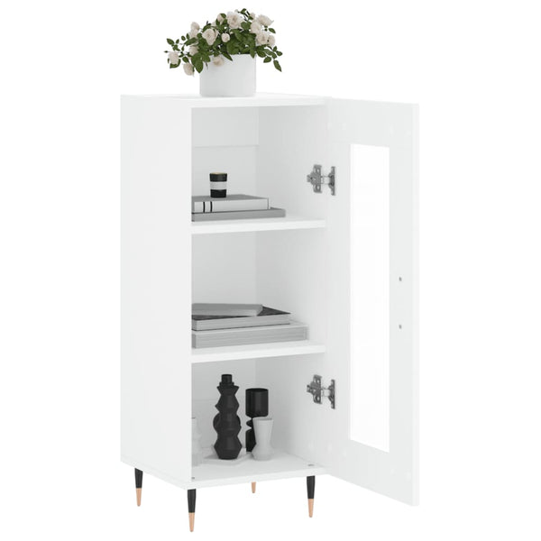 Weißes Sideboard Cameia 34,5x34x90cm (Holz)