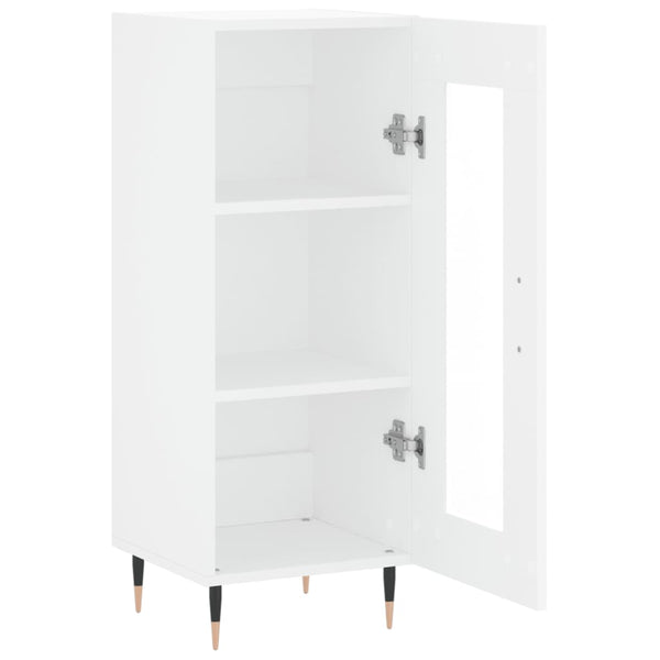 Weißes Sideboard Cameia 34,5x34x90cm (Holz)