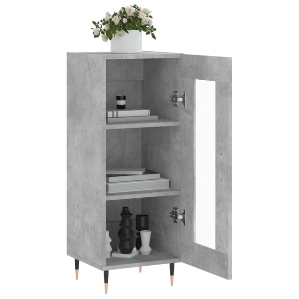 Sideboard Cameia in Betongrau 34,5x34x90cm (Holz)