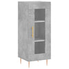 Betongraues Sideboard Gogoncea 34,5x34x90cm (Holz)