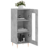 Betongraues Sideboard Gogoncea 34,5x34x90cm (Holz)