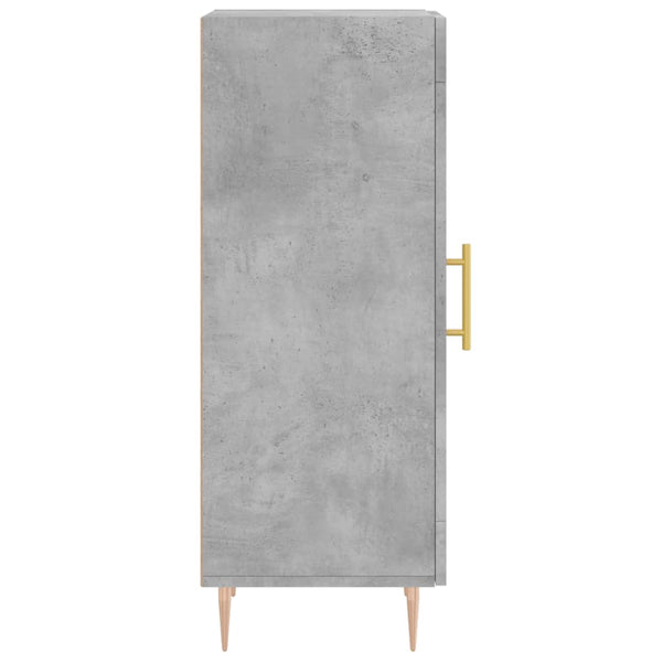 Betongraues Sideboard Gogoncea 34,5x34x90cm (Holz)