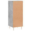 Betongraues Sideboard Gogoncea 34,5x34x90cm (Holz)