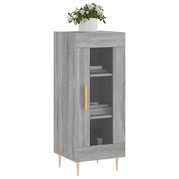 Graues Sideboard Gogoncea 34,5x34x90cm (Holz)