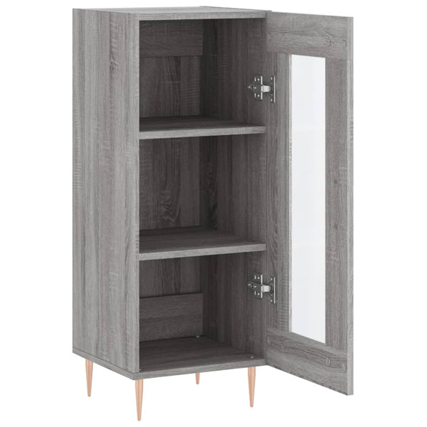Graues Sideboard Gogoncea 34,5x34x90cm (Holz)