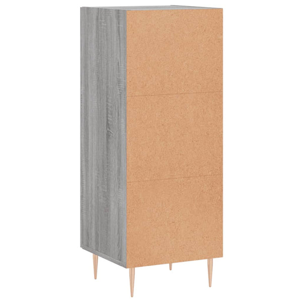 Graues Sideboard Gogoncea 34,5x34x90cm (Holz)