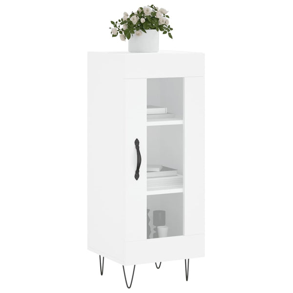 Weißes Sideboard Hoy 34,5x34x90cm (Holz)