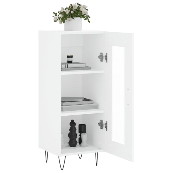 Weißes Sideboard Hoy 34,5x34x90cm (Holz)