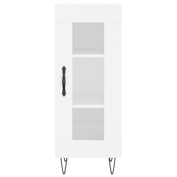 Weißes Sideboard Hoy 34,5x34x90cm (Holz)