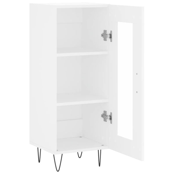 Weißes Sideboard Hoy 34,5x34x90cm (Holz)