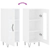 Weißes Sideboard Hoy 34,5x34x90cm (Holz)