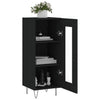 Schwarzes Sideboard Hoy 34,5x34x90cm (Holz)