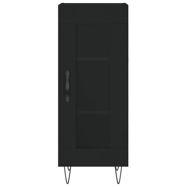 Schwarzes Sideboard Hoy 34,5x34x90cm (Holz)