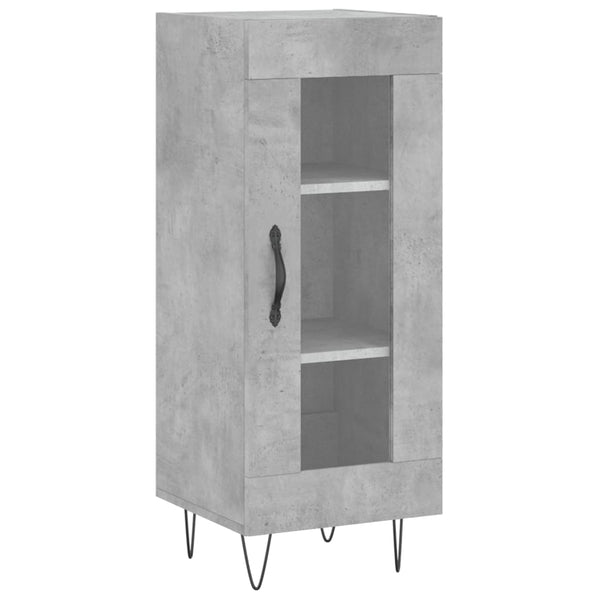 Betongraues Sideboard Hoy 34,5x34x90cm (Holz)