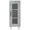 Betongraues Sideboard Hoy 34,5x34x90cm (Holz)