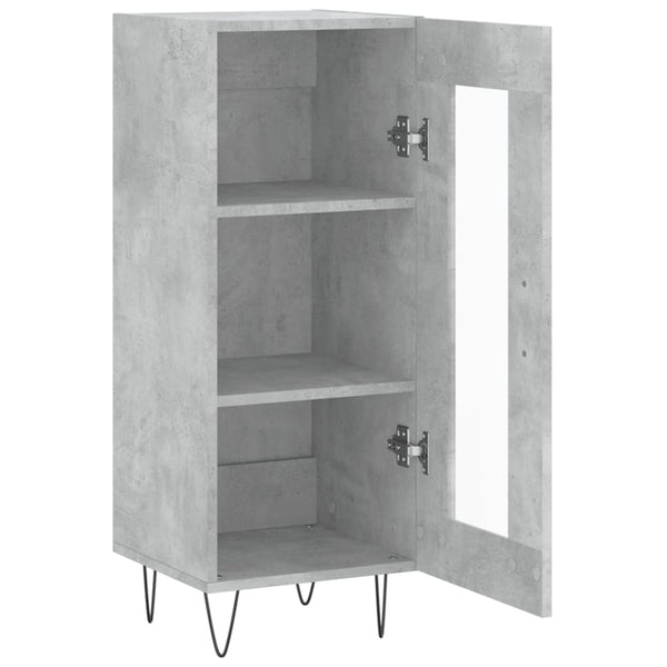Betongraues Sideboard Hoy 34,5x34x90cm (Holz)