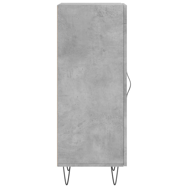 Betongraues Sideboard Hoy 34,5x34x90cm (Holz)