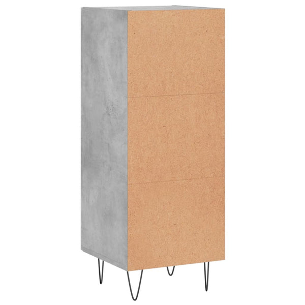 Betongraues Sideboard Hoy 34,5x34x90cm (Holz)