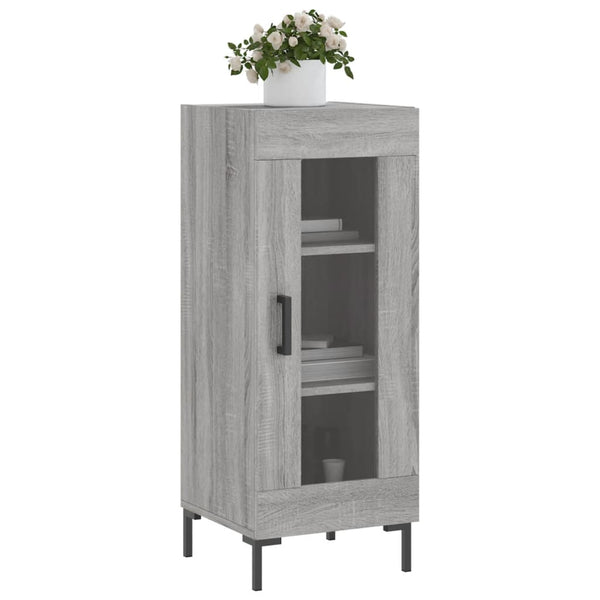 Graues Sideboard Iziaz 34,5x34x90cm (Holz)