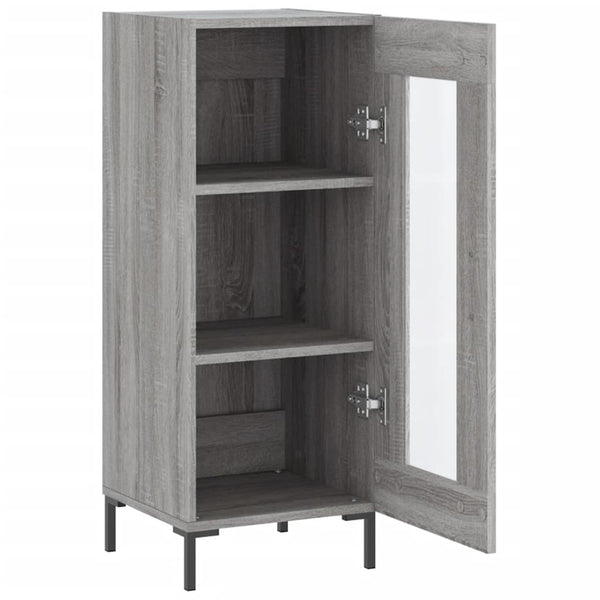 Graues Sideboard Iziaz 34,5x34x90cm (Holz)