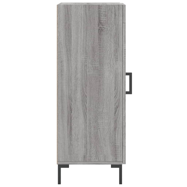 Graues Sideboard Iziaz 34,5x34x90cm (Holz)