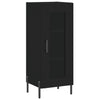 Schwarzes Sideboard Paspalina 34,5x34x90cm (Holz)