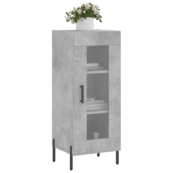 Sideboard Paspalina 34,5x34x90cm in Betonoptik (Holz)