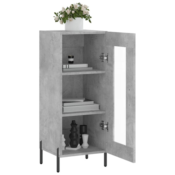 Sideboard Paspalina 34,5x34x90cm in Betonoptik (Holz)