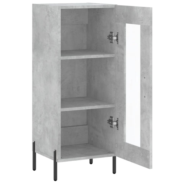 Sideboard Paspalina 34,5x34x90cm in Betonoptik (Holz)