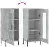 Sideboard Paspalina 34,5x34x90cm in Betonoptik (Holz)
