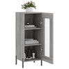 Graues Sideboard Paspalina 34,5x34x90cm (Holz)